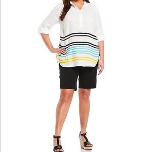 Lauren Ralph Lauren Striped Linen Tunic.